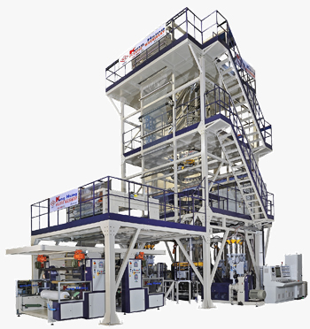 FIVE-LAYER CO-EXTRUSION BLOWN FILM LINE