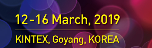 12-16 March, 2019 KINTEX,Goyang, KOREA