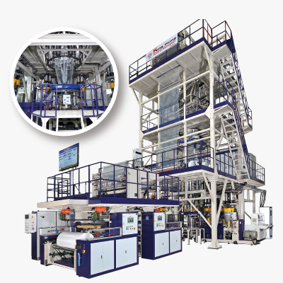FIVE-LAYER CO-EXTRUSION BLOWN FILM LINE