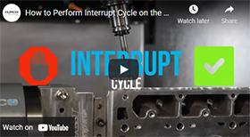 How to Interrupt Cycle On A Hurco CNC Control