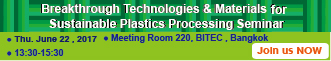 Breakthrough Technologies & Materials for Sustainable Plastics Processing Seminar