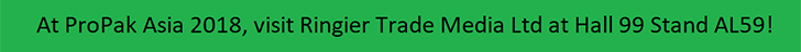 At ProPak Asia 2018, visit Ringier Trade Media Ltd at Hall 99 Stand AL59!