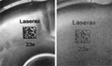 Shot blast resistant laser marking for auto industry
