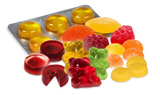 Reduced setting time for gelatin gummies