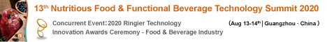 Nutritious Food & Functional Beverage Technology Summit 2020