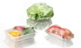 Compostable cling film for fresh-food packaging