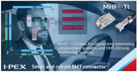 MHF-TI®：紧凑而坚固的射频连接器，用于汽车远程信息处理和信息娱乐系统 | I-PEX