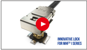 MHF® LK系列带锁扣功能的 RF连接器