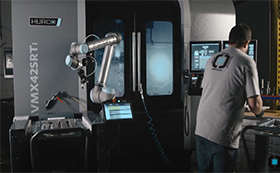 Creating  a Practical Job Shop Automation with Hurco and ProCobots