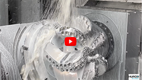 Oilwell Drill Head machining on Hurco BX40Ui