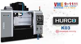 Hurco (S E Asia) Open House:An integration between machine tools robots