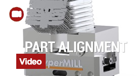 Intelligent component alignment in CAM using hyperMILL