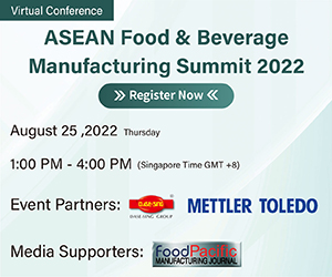 ASEAN F&B Ingredients & Processing & Packaging Innovative Manufacturing Technology Summit 2022