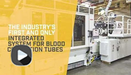 Husky injection system for blood collection tubes