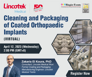 Cleaning and Packaging of Coated Orthopaedic Implants