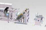 Physical foaming added to extruder test line