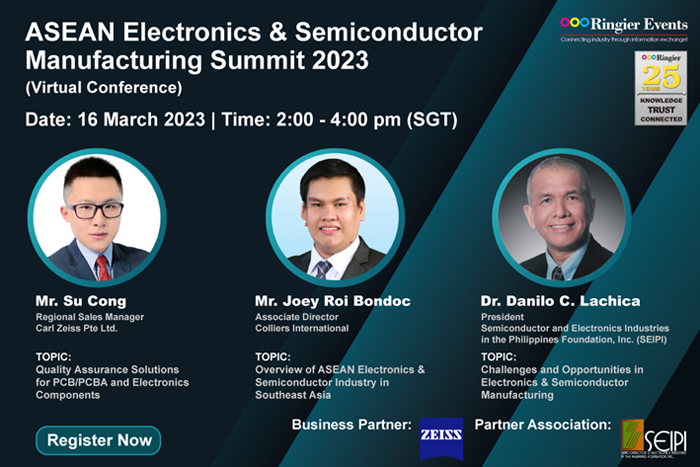 Information-packed presentations from experts in electronics & semiconductor industry